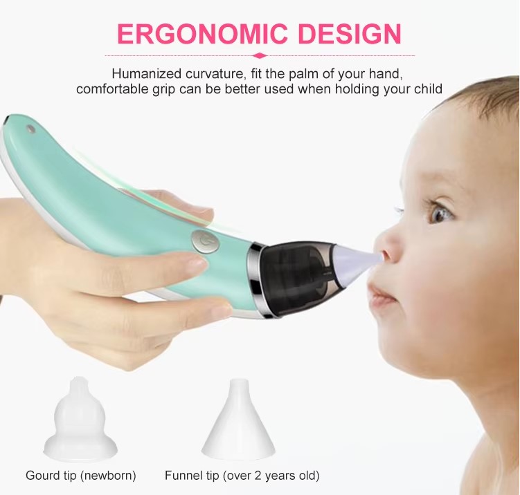 Electric Baby Nasal Aspirator - Quick & Gentle Nose Cleaner